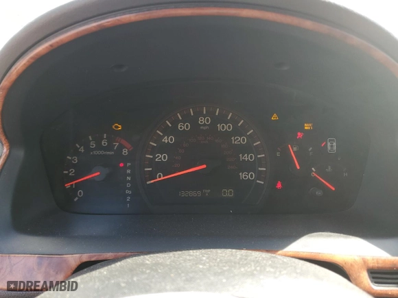 2005 Honda Accord Cpe LX V6 SE with VIN 1HGCM82435A015529, listed as a Copart auction lot 53842625 with 132,869 mi miles and Salvage Title. Bid and sale history available at carsss.com. Image 9.