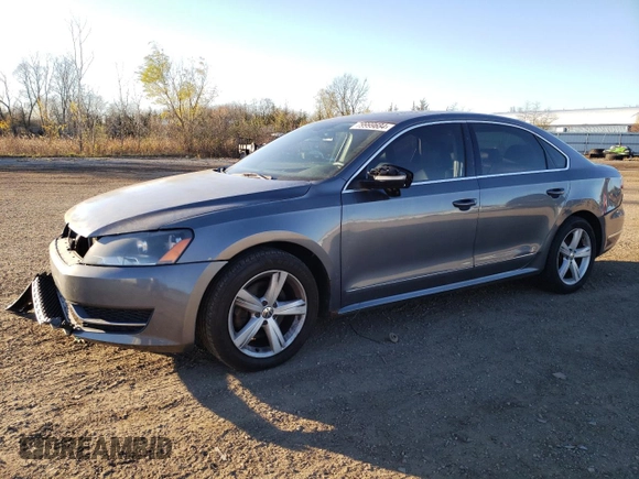 2013 Volkswagen Passat SEL Premium with VIN 1VWCH7A39DC077264, listed as a Copart auction lot 88160705 with 172,452 mi miles and Salvage Title. Bid and sale history available at carsss.com. Image 1.