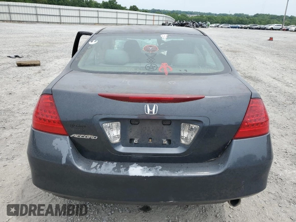 2006 Honda Accord LX SE z VIN 1HGCM56396A020395, wystawiony jako Copart lot #57247205 z przebiegiem Nie podano mil oraz Szkoda całkowita • Salvage title. Historia ofert i sprzedaży dostępna na DreamBid. Obrazek 6.