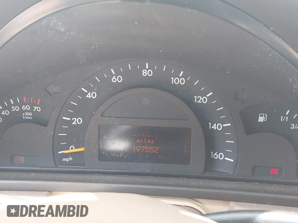 2002 Mercedes-Benz C 230/260/280/320 with VIN WDBRF61J22F160864, listed as a IAAI auction lot 42626253 with 197,552 mi miles and . Bid and sale history available at DreamBid. Image 7.
