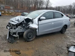 2023 Mitsubishi Mirage G4 ES with VIN ML32FUFJ4PHF04051, listed as a Copart auction lot 44308355 with 61,671 mi miles and Salvage Title. Bid and sale history available at carsss.com. Image 1.