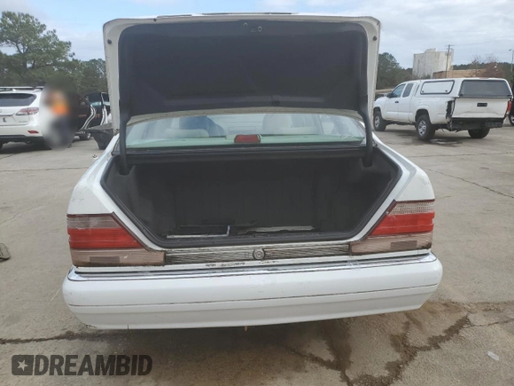 1998 Mercedes-Benz S-Class with VIN WDBGA43G3WA400616, listed as a Copart auction lot 85634654 with 226,066 mi miles and Clean Title. Bid and sale history available at carsss.com. Image 6.