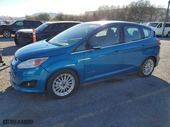 2014 Ford C-Max Hybrid SEL with VIN 1FADP5BU2EL517953, listed as a Copart auction lot 45141955 with 41,408 mi miles and Salvage Title. Bid and sale history available at carsss.com. Image 1.