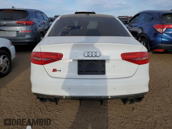 2013 Audi S4 Premium Plus with VIN WAUBGAFL3DA072335, listed as a Copart auction lot 73298004 with 96,735 mi miles and Salvage Title. Bid and sale history available at carsss.com. Image 6.