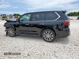 2017 Lexus LX 570 with VIN JTJHY7AX1H4227084, listed as a Copart auction lot 60571775 with 118,085 mi miles and Salvage title. Bid and sale history available at DreamBid. Image 2.