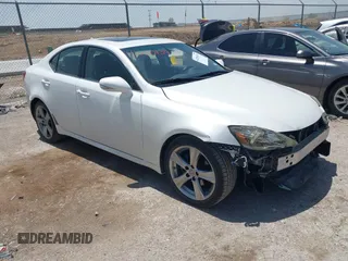 2013 Lexus IS 250 z VIN JTHBF5C24D5190930, wystawiony jako IAAI lot #42250139 z przebiegiem 184 776 mil mil oraz . Historia ofert i sprzedaży dostępna na DreamBid. Obrazek 1.