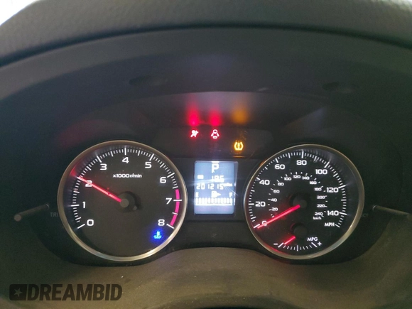2015 Subaru Impreza 2.0i z VIN JF1GPAA67FH279210, wystawiony jako Copart lot #53798035 z przebiegiem 201 215 mil mil oraz Szkoda całkowita • Salvage title. Historia ofert i sprzedaży dostępna na DreamBid. Obrazek 9.