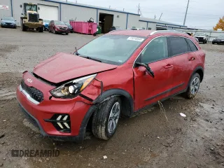 2022 Kia Niro LXS SE with VIN KNDCB3LCXN5543042, listed as a Copart auction lot 77614954 with 57,099 mi miles and Non Repairable. Bid and sale history available at carsss.com. Image 1.