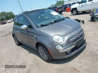 2012 FIAT 500 Lounge with VIN 3C3CFFER8CT384398, listed as a IAAI auction lot 42378466 with 106,227 mi miles and . Bid and sale history available at DreamBid. Image 1.