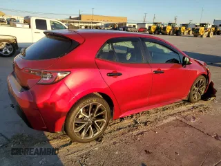 2022 Toyota Corolla Hatchback XSE with VIN JTNA4MBE3N3154549, listed as a Copart auction lot 70066534 with 55,885 mi miles and Salvage Title. Bid and sale history available at carsss.com. Image 3.