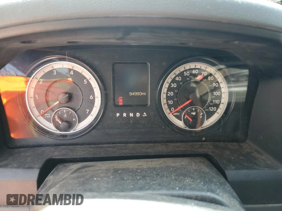 2018 Ram 1500 Tradesman with VIN 1C6RR6FG7JS285720, listed as a Copart auction lot 59971935 with 94,993 mi miles and Clean title. Bid and sale history available at DreamBid. Image 9.