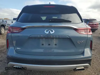 2022 Infiniti QX50 Essential with VIN 3PCAJ5CB1NF117378, listed as a Copart auction lot 60645134 with 29,468 mi miles and Salvage Title. Bid and sale history available at DreamBid. Image 6.