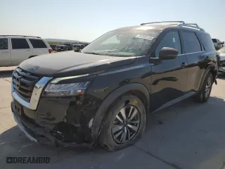 2022 Nissan Pathfinder SL with VIN 5N1DR3CA9NC204455, listed as a Copart auction lot 74389134 with 74,360 mi miles and Salvage Title. Bid and sale history available at carsss.com. Image 1.