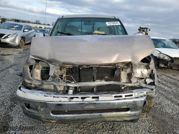 2002 Toyota Tundra SR5 with VIN 5TBRT341X2S232438, listed as a Copart auction lot 43780045 with 431,567 mi miles and Salvage Title. Bid and sale history available at carsss.com. Image 5.