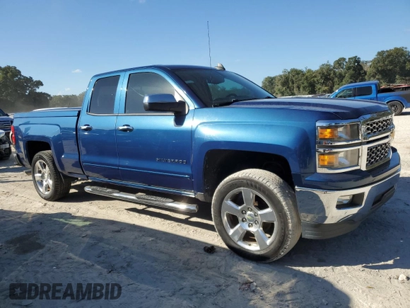2015 Chevrolet Silverado 1500 LT with VIN 1GCRCRECXFZ250906, listed as a Copart auction lot 80657524 with 136,066 mi miles and Salvage Title. Bid and sale history available at DreamBid. Image 4.