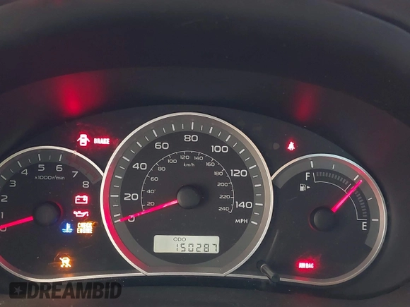 2009 Subaru Impreza Outback Special Sports z VIN JF1GH63609G827906, wystawiony jako IAAI lot #42347490 z przebiegiem 150 287 mil mil oraz . Historia ofert i sprzedaży dostępna na DreamBid. Obrazek 7.