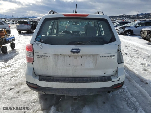 2015 Subaru Forester 2.5i with VIN JF2SJABC8FH569581, listed as a Copart auction lot 45489425 with 108,990 mi miles and Salvage Title. Bid and sale history available at carsss.com. Image 6.