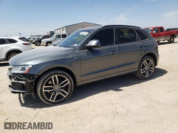 2016 Audi SQ5 Premium Plus with VIN WA1CCAFP2GA051609, listed as a Copart auction lot 65063263 with 86,412 mi miles. Bid and sale history available at carsss.com. Image 1.