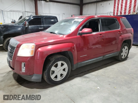 2014 GMC Terrain SLE with VIN 2GKALMEKXE6261703, listed as a Copart auction lot 43390185 with 158,033 mi miles and Salvage Title. Bid and sale history available at carsss.com. Image 1.