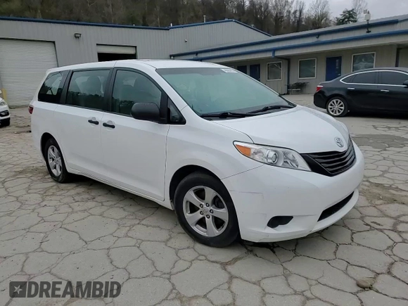 2017 Toyota Sienna L with VIN 5TDZZ3DC4HS785327, listed as a Copart auction lot 49284405 with 86,225 mi miles and Salvage Title. Bid and sale history available at DreamBid. Image 12.