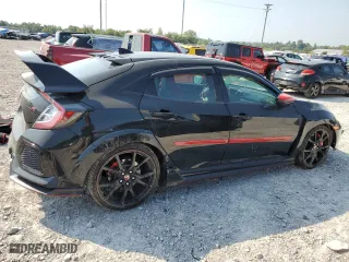 2019 Honda Civic Type R Touring with VIN SHHFK8G71KU202760, listed as a Copart auction lot 68833784 with 55,701 mi miles and Salvage Title. Bid and sale history available at carsss.com. Image 3.