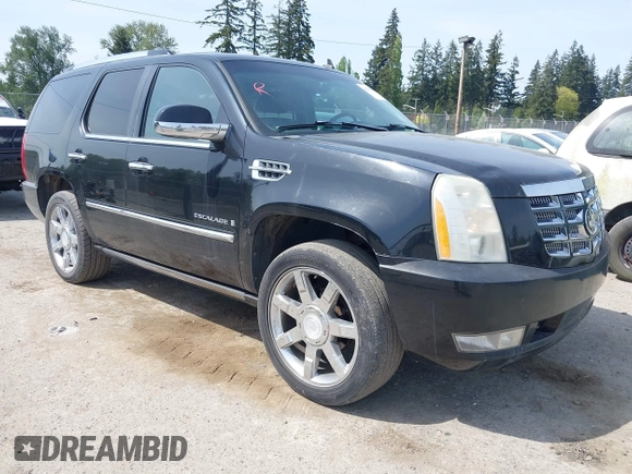2007 Cadillac Escalade z VIN 1GYFK63847R389654, wystawiony jako IAAI lot #42137858 z przebiegiem 173 561 mil mil oraz . Historia ofert i sprzedaży dostępna na DreamBid. Obrazek 1.
