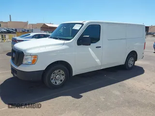2012 Nissan NV SV with VIN 1N6AF0KY1CN111280, listed as a IAAI auction lot 41835958 with 153,051 mi miles. Bid and sale history available at carsss.com. Image 2.
