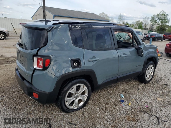 2018 Jeep Renegade Limited z VIN ZACCJADB3JPJ04597, wystawiony jako Copart lot #53925805 z przebiegiem 89 226 mil mil oraz Nie do naprawy • Non repairable. Historia ofert i sprzedaży dostępna na DreamBid. Obrazek 3.