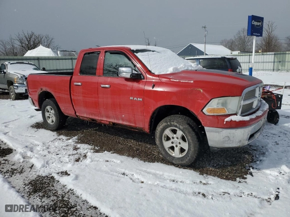 2010 Dodge Ram 1500 SLT with VIN 1D7RB1GP6AS103932, listed as a Copart auction lot 52333945 with 214,914 mi miles and Clean Title. Bid and sale history available at carsss.com. Image 4.