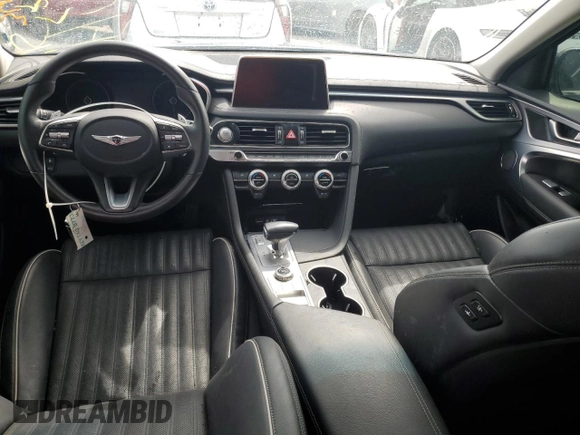 2021 Genesis G70 2.0T z VIN KMTG34LA3MU074224, wystawiony jako Copart lot #86339864 z przebiegiem 38 171 mil mil oraz Nie do naprawy • Non repairable. Historia ofert i sprzedaży dostępna na DreamBid. Obrazek 8.
