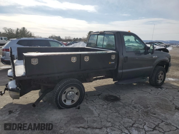 2007 Ford F-250 XL with VIN 1FTNF21597EA76663, listed as a Copart auction lot 41736475 with 163,956 mi miles and Salvage Title. Bid and sale history available at DreamBid. Image 3.