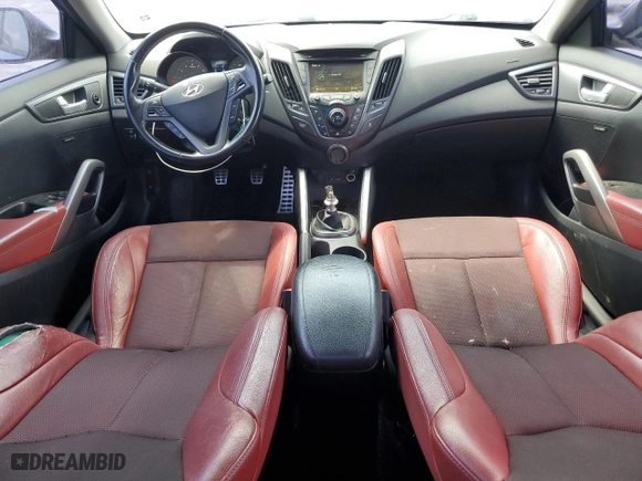 2014 Hyundai Veloster Turbo with VIN KMHTC6AE9EU203806, listed as a Copart auction lot 51259935 with 145,985 mi miles and Clean Title. Bid and sale history available at carsss.com. Image 8.
