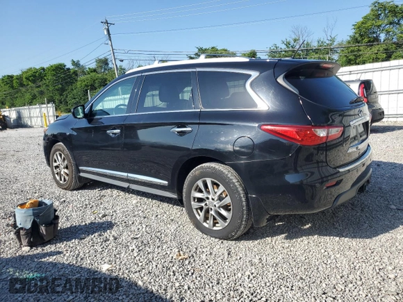 2015 Infiniti QX60 with VIN 5N1AL0MM0FC500204, listed as a Copart auction lot 61829275 with 135,769 mi miles and Clean title. Bid and sale history available at DreamBid. Image 2.