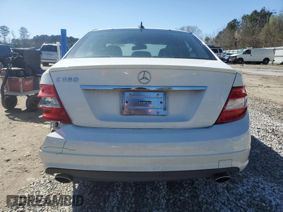 2009 Mercedes-Benz C 350 Sport with VIN WDDGF56X49R047075, listed as a Copart auction lot 49586525 with Not provided miles and Salvage title. Bid and sale history available at DreamBid. Image 6.