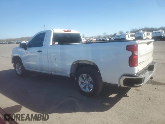 2023 Chevrolet Silverado 1500 Work Truck with VIN 3GCNAAED8PG183643, listed as a Copart auction lot 45370915 with 17,791 mi miles and Salvage Title. Bid and sale history available at carsss.com. Image 2.