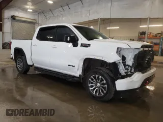 2022 GMC Sierra 1500 Limited AT4 with VIN 1GTP9EEL8NZ102797, listed as a Copart auction lot 73288394 with 59,916 mi miles and Salvage Title. Bid and sale history available at carsss.com. Image 4.