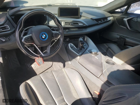 2017 BMW i8 with VIN WBY2Z2C35HV676585, listed as a Copart auction lot 48358415 with NaN miles and Salvage Title. Bid and sale history available at carsss.com. Image 9.