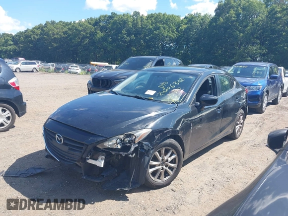 2016 Mazda 3 i Touring with VIN JM1BM1V73G1305473, listed as a IAAI auction lot 40182362 with Not provided miles and . Bid and sale history available at DreamBid. Image 2.