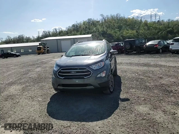 2019 Ford EcoSport Titanium with VIN MAJ6S3KL9KC285706, listed as a Copart auction lot 54191865 with 57,124 mi miles and Salvage Title. Bid and sale history available at DreamBid. Image 14.