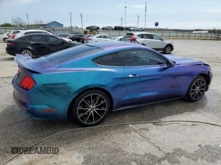 2016 Ford Mustang EcoBoost with VIN 1FA6P8TH2G5305315, listed as a Copart auction lot 52445595 with 96,877 mi miles and Salvage Title. Bid and sale history available at carsss.com. Image 3.