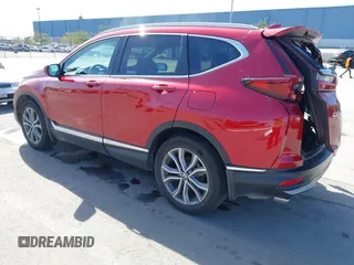 2022 Honda CR-V Touring with VIN 7FARW2H95NE036087, listed as a IAAI auction lot 41652693 with 20,694 mi miles. Bid and sale history available at carsss.com. Image 3.