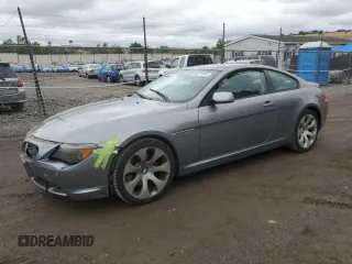 2004 BMW 6 Series 645Ci z VIN WBAEH73414B190372, wystawiony jako Copart lot #56214435 z przebiegiem 98 190 mil mil oraz Szkoda całkowita • Salvage title. Historia ofert i sprzedaży dostępna na DreamBid. Obrazek 1.