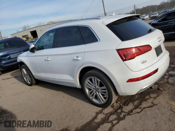 2018 Audi Q5 Prestige with VIN WA1CNAFY8J2245842, listed as a Copart auction lot 39746093 with 53,780 mi miles and . Bid and sale history available at DreamBid. Image 2.