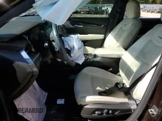 2021 Cadillac XT6 Sport with VIN 1GYKPGRS1MZ141432, listed as a Copart auction lot 75810734 with 56,925 mi miles and Salvage title. Bid and sale history available at DreamBid. Image 7.