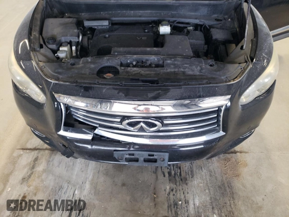 2013 Infiniti JX35 with VIN 5N1AL0MM9DC307109, listed as a Copart auction lot 72011444 with 183,531 mi miles and Clean Title. Bid and sale history available at carsss.com. Image 12.