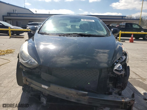 2013 Hyundai Elantra Limited with VIN 5NPDH4AE0DH426324, listed as a Copart auction lot 48180625 with 118,633 mi miles and Salvage Title. Bid and sale history available at carsss.com. Image 5.