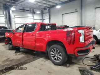 2021 Chevrolet Silverado 1500 RST with VIN 1GCUYEET1MZ132633, listed as a Copart auction lot 42804675 with 0 mi miles and Non Repairable. Bid and sale history available at carsss.com. Image 2.