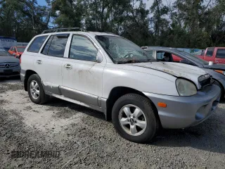 2005 Hyundai Santa Fe GLS with VIN KM8SC13D95U868823, listed as a Copart auction lot 80675094 with 0 mi miles and Salvage Title. Bid and sale history available at carsss.com. Image 4.