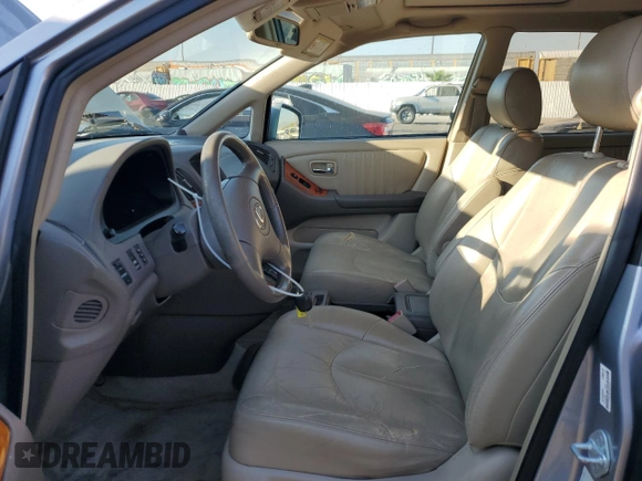 2003 Lexus RX 300 with VIN JTJGF10U730159797, listed as a Copart auction lot 68890164 with 105,797 mi miles and Salvage Title. Bid and sale history available at carsss.com. Image 7.