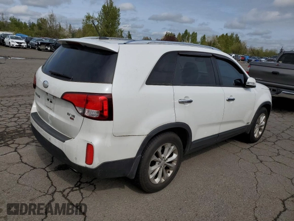 2014 Kia Sorento EX with VIN 5XYKUDA71EG531497, listed as a Copart auction lot 52368205 with 127,786 mi miles and Clean Title. Bid and sale history available at DreamBid. Image 3.